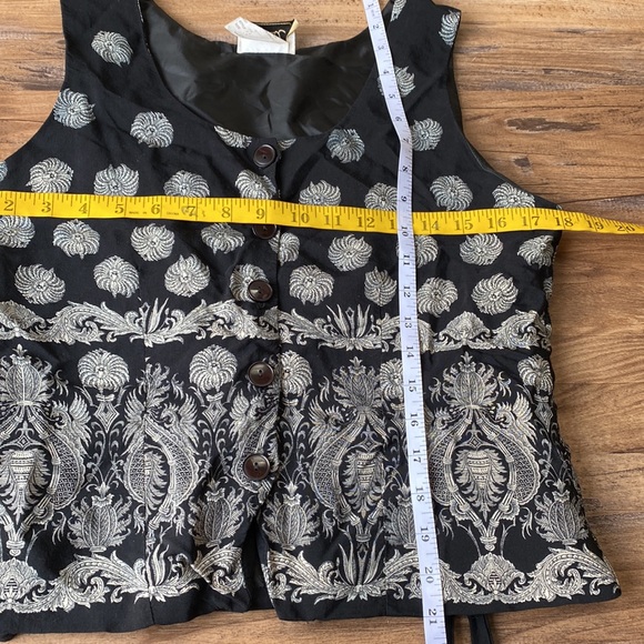 Vintage 90s Abria Waistcoat Vest size M - Picture 7 of 7